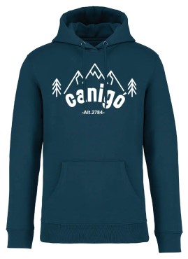 Sweat capuche Canigo Horizon recyclé bleu canard
Taille XXS à 4XL