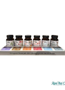 Découvrez la gamme French Mush chez l’ApoTea’Care : des extraits naturels de champignons adaptogenes, puissants et 100 % français pour soutenir l’énergie, la concentration, l’immunité et l’équilibre intérieur. Reishi, Lion’s Mane, Chaga, Cordyceps… 