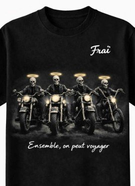 Tee-shirt Homme Forever – Style Biker & Esprit Libre