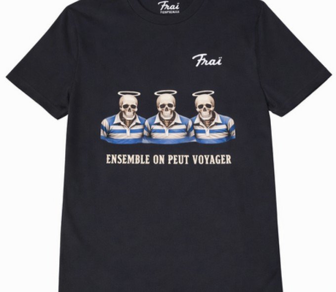 Tee-shirt homme - 3 Guys - Black