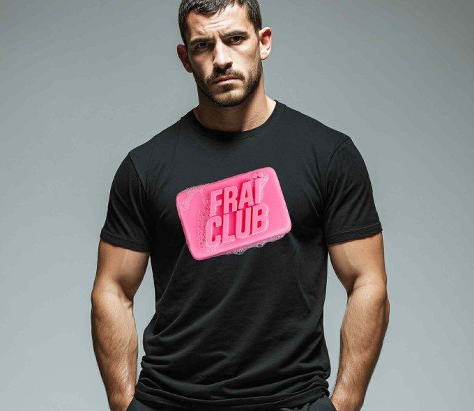 Tee-shirt Homme - Fraï Club - Black