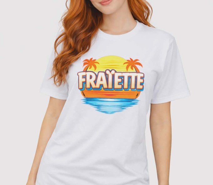 Tee-shirt femme - Sunset - White