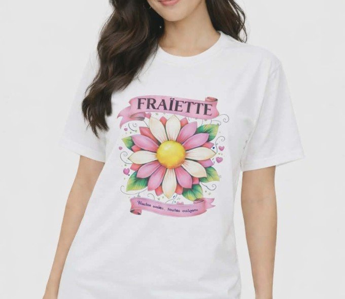 Tee-shirt Femme - Flower - White