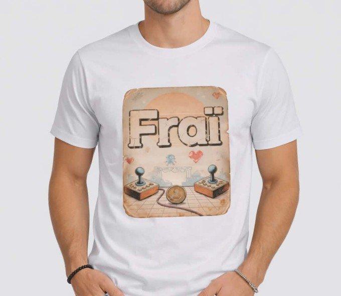 Tee-shirt Homme Vintage - White