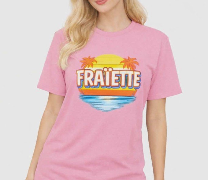 Tee-shirt femme - Sunset - Cotton Pink
