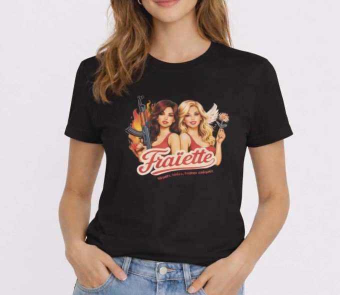 Tee-shirt Femme - Ange & Démon - Black