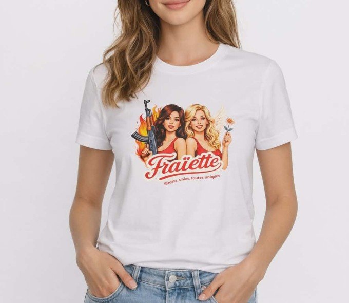 Tee-shirt Femme - Ange & Démon - White