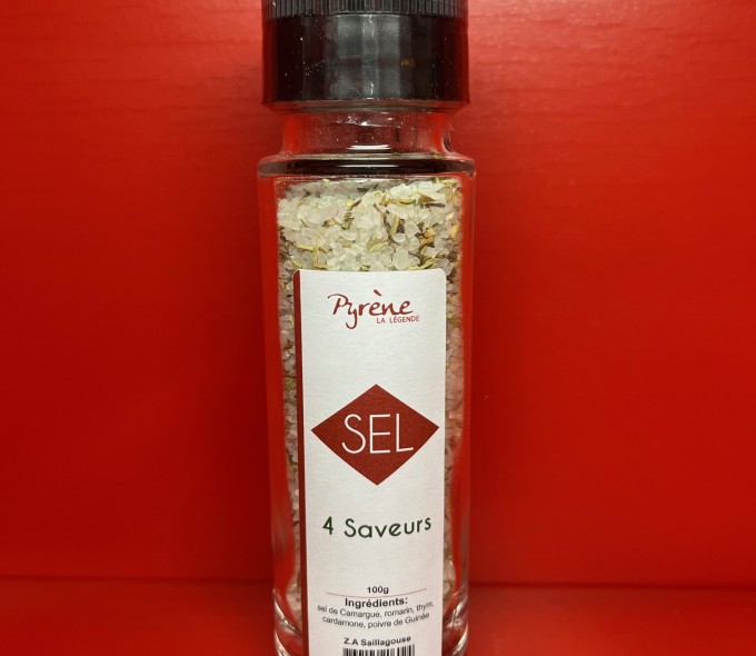 Sel "4 saveurs" 100g