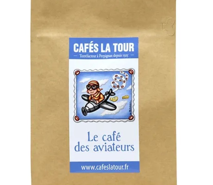 Café Moulu "Le Café des Aviateurs" Café LA TOUR 250gr