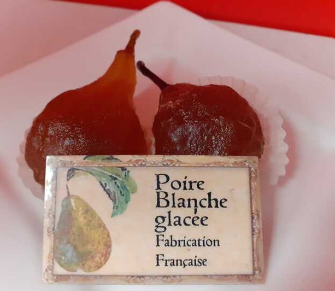 Poires Blanches Glacées Confites /kg