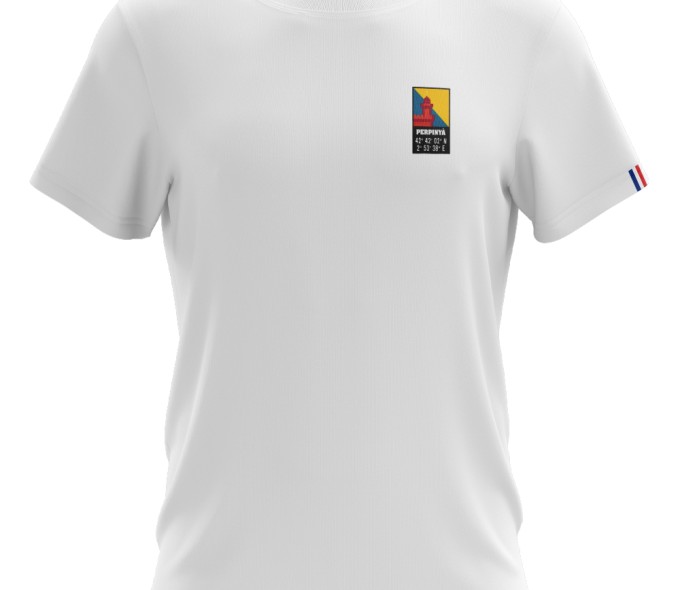 T-shirt Castillet - blanc