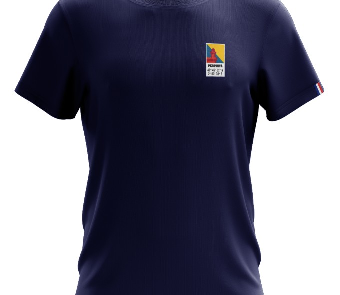 T-shirt Castillet - bleu marine