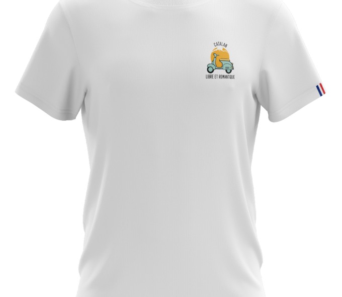 T-shirt Romantique - blanc