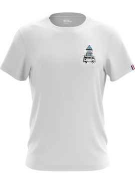 T-shirt unisexe Catal'van en coton bio. Certifié Origine France Garantie. Fabrication française à Perpignan.
Disponible en 4 couleurs : blanc, bleu marine, gris chiné et noir.