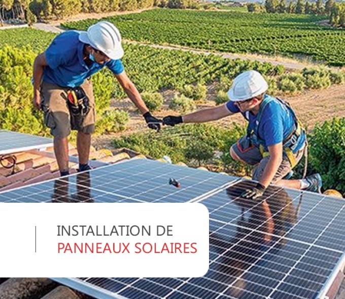 Installation solaire de 16 panneaux photovltaiques total 6.5kw 