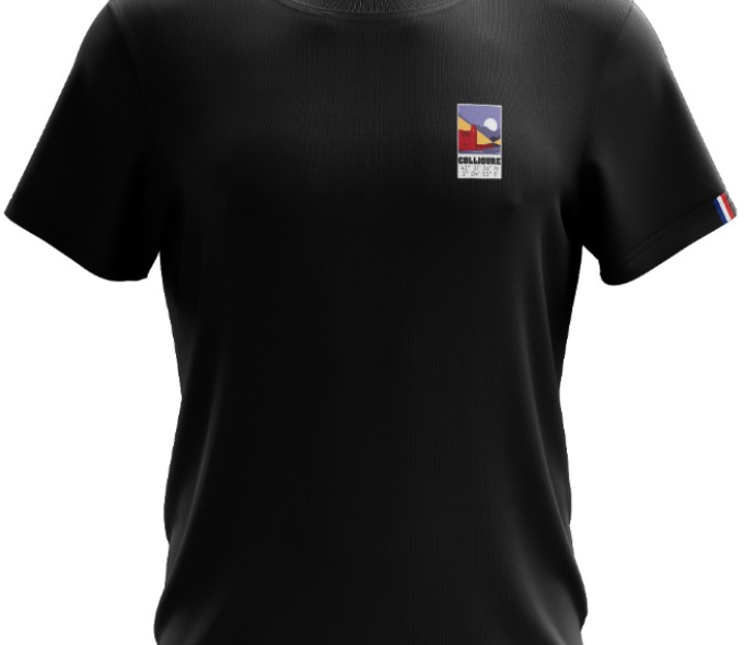 T-shirt Collioure - noir