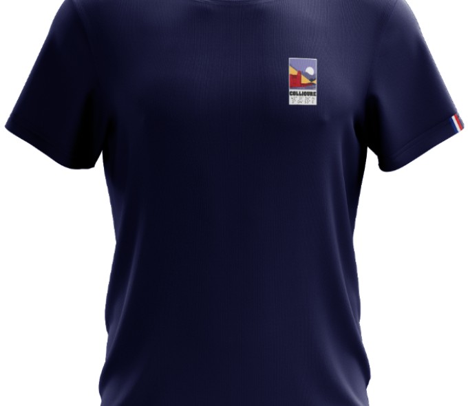 T-shirt Collioure - bleu marine