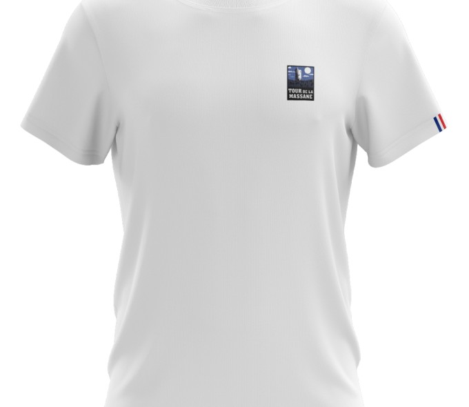 T-shirt Tour de la Massane - Blanc