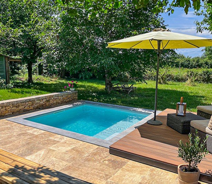 Mini piscines coque